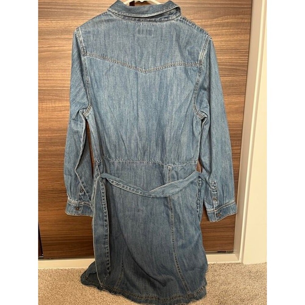 Untuckit Lea Denim Shirtdress -- NWT - Picture 4 of 4